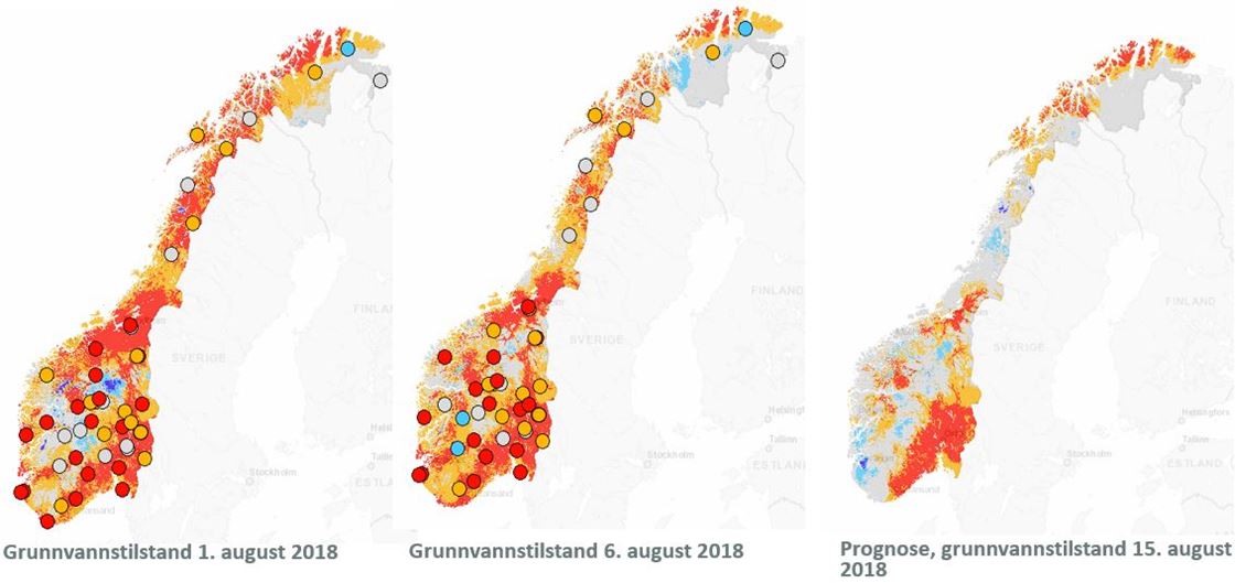 oppdatert kart over norge Tørken i Norge. Oppdatert status 8. august 2018 Varsom oppdatert kart over norge Tørken i Norge. Oppdatert status 8. august 2018 Varsom