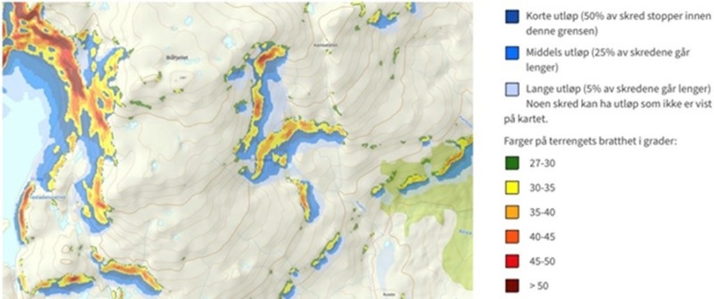 image of map with map key